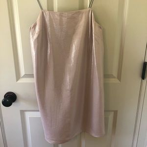 Pink top shop dress